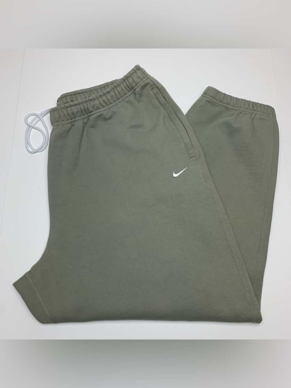 Nike Solo Swoosh Fleece Sweatpants Light Army CW5460-320 Heavyweight Nikelab XXL